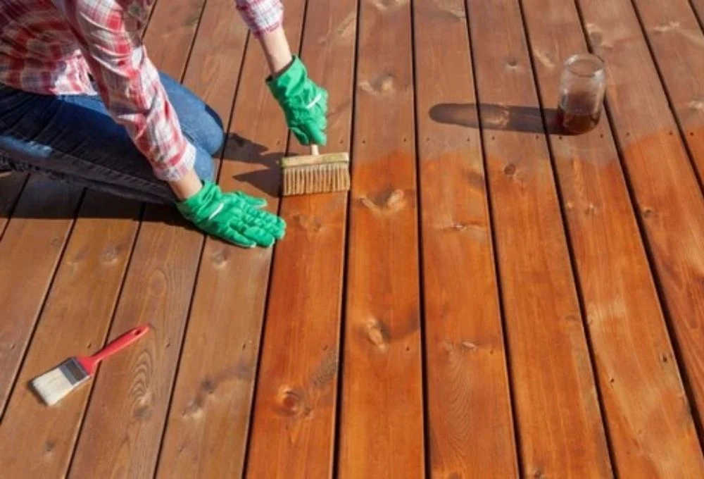 Deck Staining by Venado Landscaping